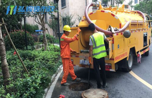 上海金山区廊下镇雨污管道清淤疏通